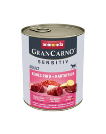 ANIMONDA Grancarno Sensitiv Hovězí a brambory 800 g