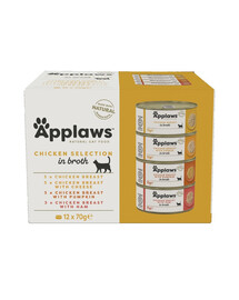 APPLAWS konzerva Cat Multipack Kuřecí 12x70g