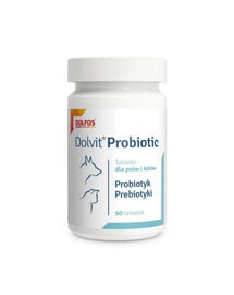 DOLFOS Dolvit Probiotický trávicí přípravek pro psy a kočky 60 tablet