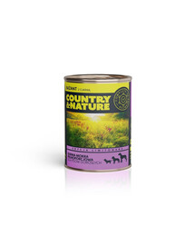 COUNTRY&NATURE Mokré krmivo bez obilovin Bažant s cuketou 400 g