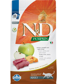 N&D Grain Free Pumpkin CAT Venison & Apple 1,5kg