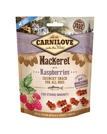 CARNILOVE Dog Crunchy Snack Mackerel & Raspberries 200 g