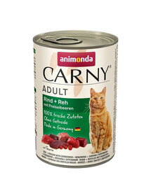 ANIMONDA Carny Adult Hovězí srnčí brusinky 400 g