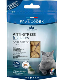 FRANCODEX Antistresový pamlsek pro kočky 65 g
