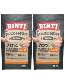 RINTI MAX-I-MUM Kuřecí 2 x 12 kg