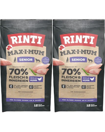 RINTI MAX-I-MUM RINTI MAX-I-MUM Senior drůbeží maso 2 x 12 kg