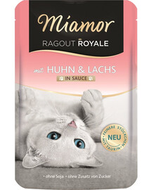 MIAMOR Ragout Royale in Sauce Chicken&Salmon 100g