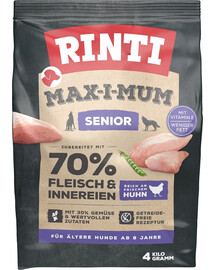RINTI MAX-I-MUM Senior drůbeží maso 4 kg