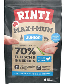 RINTI MAX-I-MUM Junior Kuřecí 4 kg