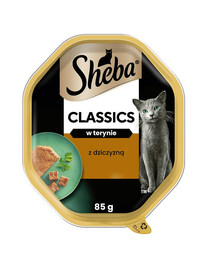 SHEBA Classics Zvěřina 22x85 g