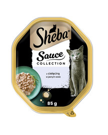 SHEBA Sauce Collection Telecí kousky 22x85 g