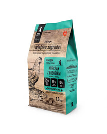 WIEJSKA ZAGRODA Kuře a losos pro koťata 1,6kg