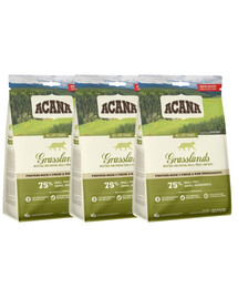 ACANA Grasslands Cat 3x340g granule pro kočky
