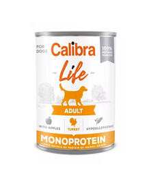CALIBRA Dog Life Adult Turkey with Apples 400 g