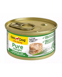 GIMDOG Pure Delight Chicken&Lamb 85 g kuřecí a jehněčí maso pro dospělé psy malých plemen