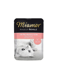 MIAMOR Ragout Royal  tuňák a kuře v omáčce 100 g