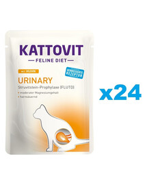 KATTOVIT Feline Diet Urinary Kuřecí 24 x 85 g