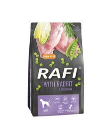 RAFI Dog Adult Králík 10kg