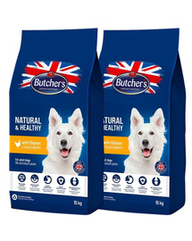 BUTCHER'S Blue+ s kuřecím masem 2 x 15 kg