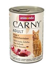 ANIMONDA Carny Adult Krůta & kuřecí játra 400g