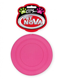 PET NOVA DOG LIFE STYLE Frisbee 18cm růžová, mátová vůně