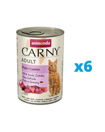 ANIMONDA Carny Adult Krůta & Jehněčí 6 x 400 g