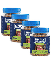 SIMPLY FROM NATURE Hovězí tréninkové pamlsky 4x130 g