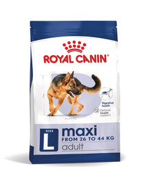 ROYAL CANIN Maxi Adult 2x15kg granule pro dospělé  psy velkých  plemen starší 15 měsíců