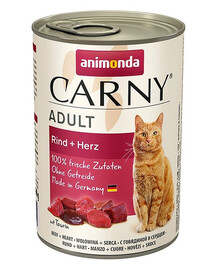 ANIMONDA Carny adult hovězí + srdíčka 400g