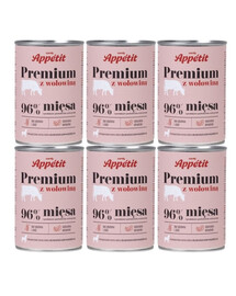 COMFY APPETIT PREMIUM hovězí 6x400 g