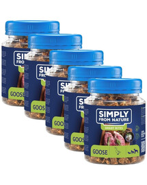 SIMPLY FROM NATURE pamlsky pro psy s husou 5x130 g