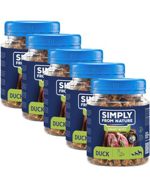 SIMPLY FROM NATURE pamlsky pro psy s kachnou  5x130 g