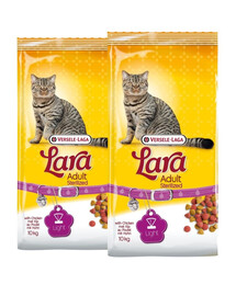 VERSELE-LAGA Lara krmivo pro dospělé a sterilizované kočky 20 kg (2 x 10 kg)