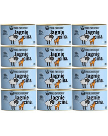PAKA ZWIERZAKA Cat Lamb 12x200 g