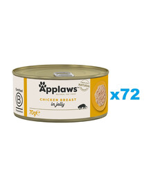 APPLAWS Cat Adult Jelly Kuřecí prsa v želé 72x70g