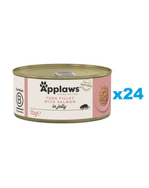 APPLAWS Cat Adult Tuna Jelly Tuňák a Losos v želé 24x70g