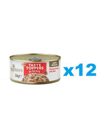 APPLAWS Taste Toppers Kuřecí prsa a hovězí v želé 6x156 g