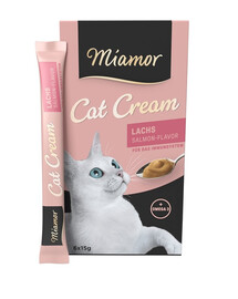 MIAMOR Cat Cream 6 x 15 ml z lososa