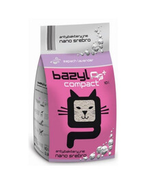 BAZYL Ag+ Compact Lavender 20L bentonitové stelivo pro kočky