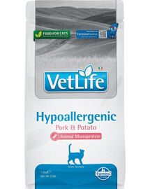 FARMINA Vet Life Natural Cat Hypo Pork & Potato 1.5 kg