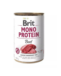 BRIT Mono Protein Beef 12x400 g monoproteinové hovězí krmivo
