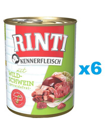 RINTI Kennerfleisch Divočák 6x800 g
