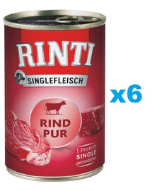 RINTI Singlefleisch Beef Pure 6x400 g