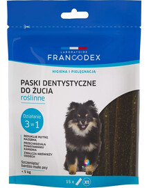 FRANCODEX XS žvýkací proužky proti zápachu z úst 114 g/15 ks.