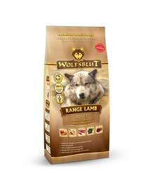 WOLFSBLUT Range Lamb Adult suché krmivo pro psy s jehněčím masem a hnědou rýží 12,5 kg