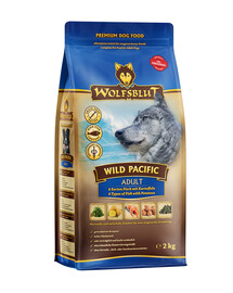 WOLFSBLUT Wild Pacific Adult suché krmivo pro psy s rybami a bramborami 12,5 kg