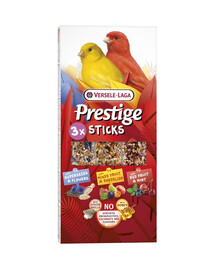 VERSELE-LAGA Prestige Sticks 3 různé tyčinky pro kanáry 90 g