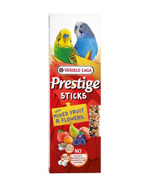 VERSELE-LAGA Prestige Sticks 2 tyčinky se směsí ovoce a květin pro malé papoušky 60 g
