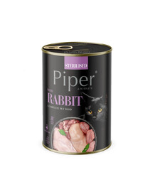 PIPER Sterilised s králíkem 400g pro sterilizované kočky