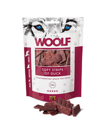 WOOLF Soft Strips Of Duck 100g měkké kachní proužky